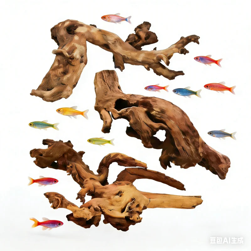 Planted Aquarium Media - Naturalne drewno dryfujące do dekoracji akwarium,