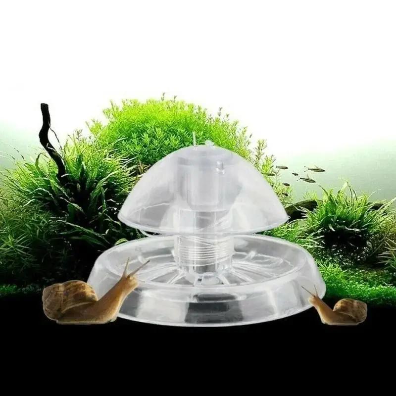 Aquarium Planted Tank - 2026 Nowa przezroczysta plastikowa pułapka na