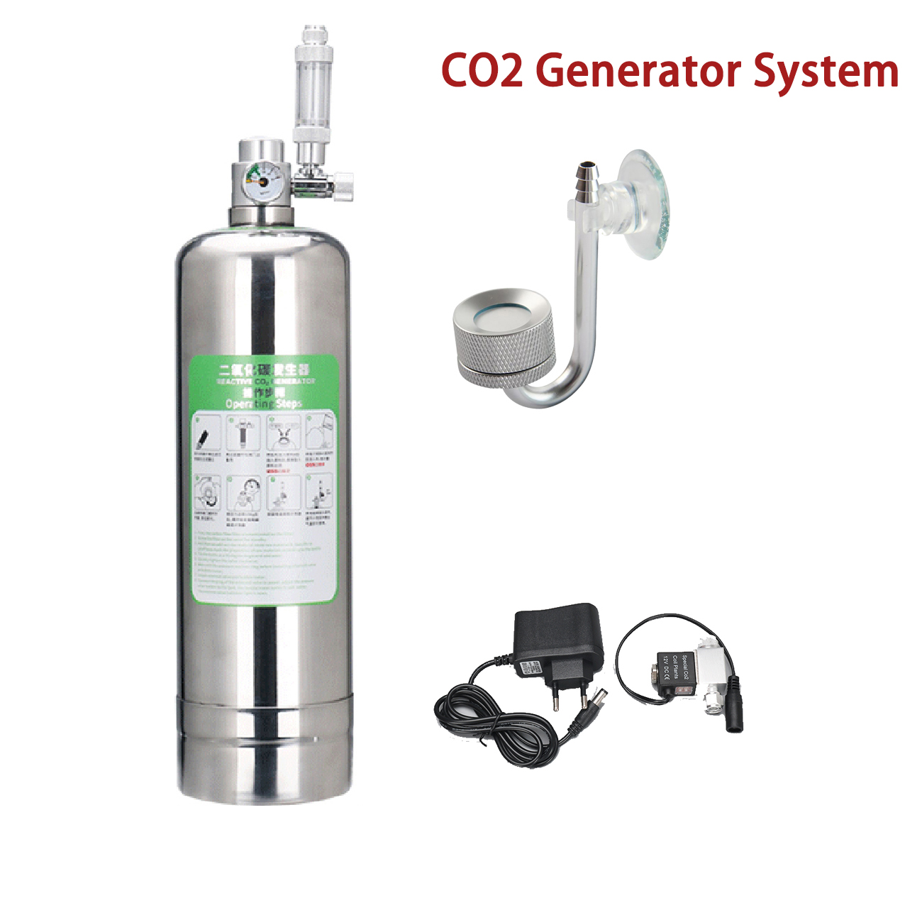 Aquarium Plant No Co2 - Zestaw do akwarium CO2 System generatora