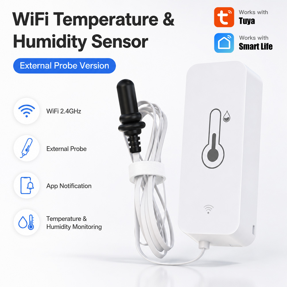 Planted Aquarium Temperature - Tuya WiFi czujnik temperatury i wilgotności