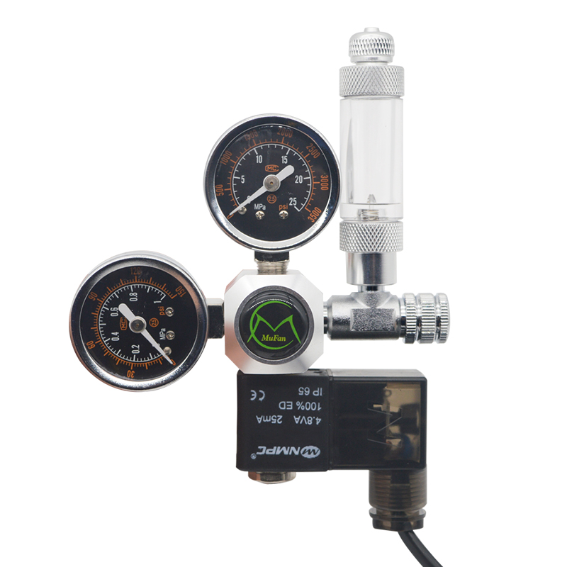 Planted Aquarium Tank Kit - Akwarium regulator CO2 magnetyczny elektromagnetyczny zawór
