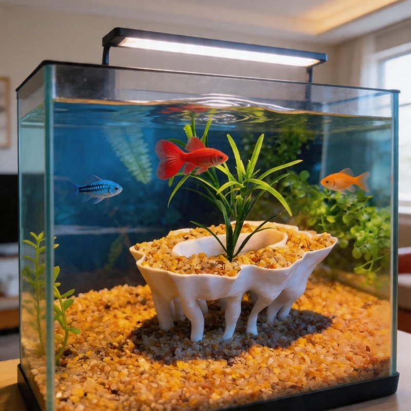 Planted Aquarium Media - Drukowane w 3D rośliny akwariowe w