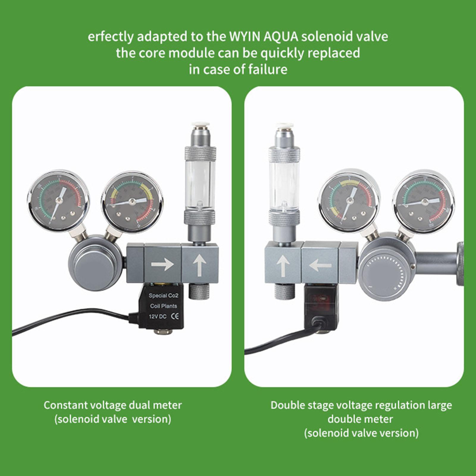 Planted Aquarium Tank Kit - Zestaw solenoidu CO2 do akwarium, aluminiowy