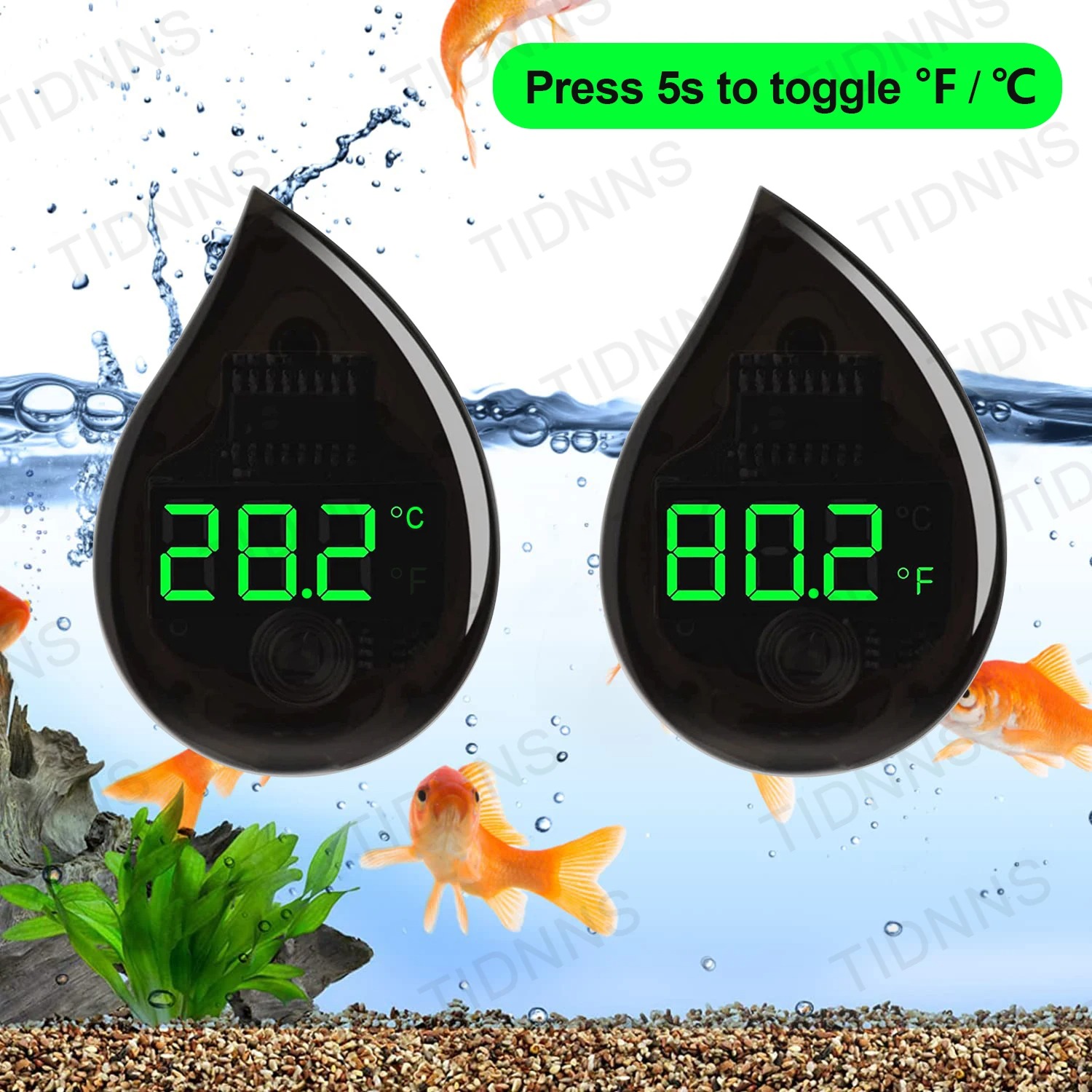 Samoprzylepny termometr do akw – Planted Aquarium Temperature recenzja i cena