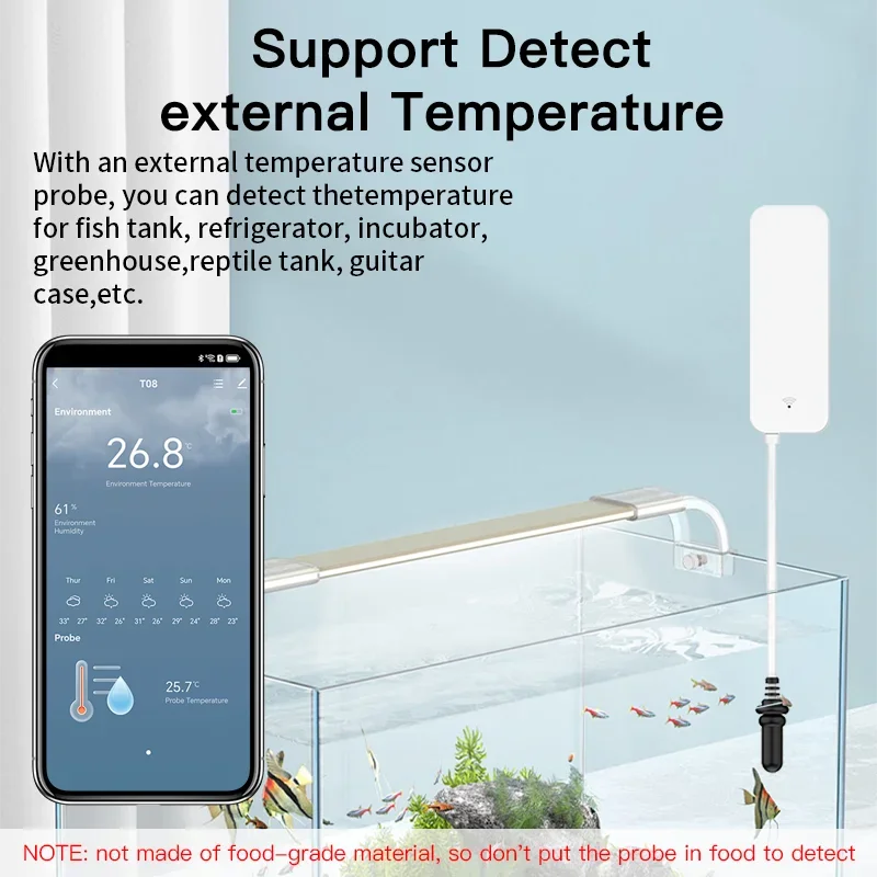 Tuya WiFi czujnik temperatury  – Planted Aquarium Temperature recenzja i cena
