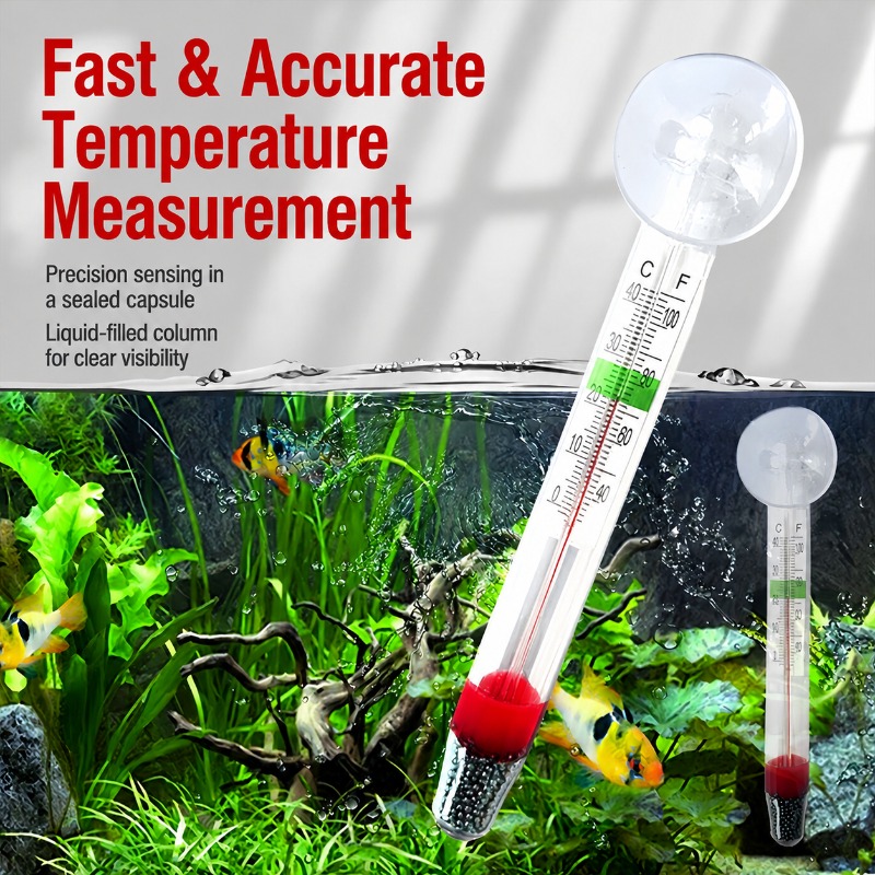 Szklany termometr do akwarium  – Planted Aquarium Temperature recenzja i cena