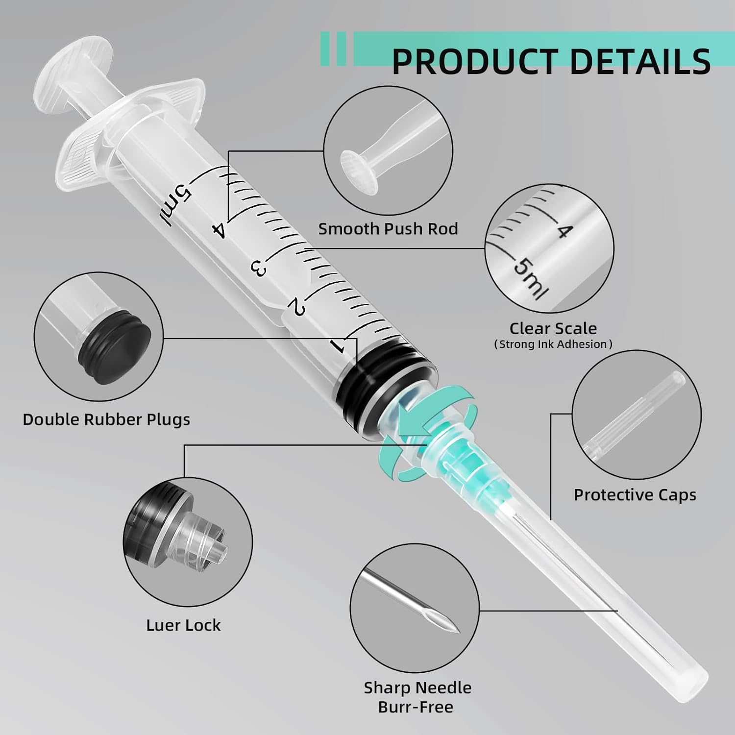 Strzykawka Luer Lock 5 ml, odp – Aquarium Planting recenzja i cena